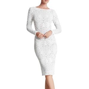 Dress the Population white dress